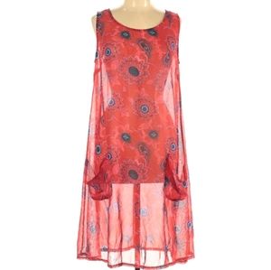 The Limited dress paisley print red sz 14/16